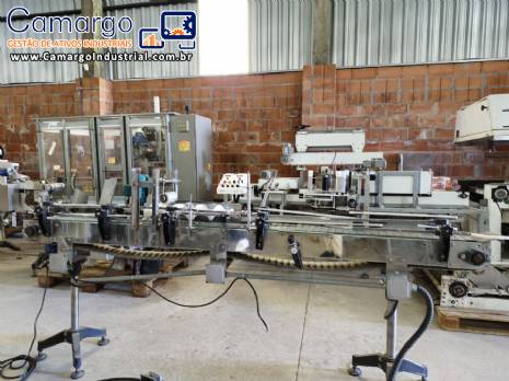 Tampador tampadora por pressão para frascos latas potes em inox SLP