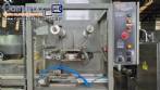 Seladora autom�tica de potes frascos copos com selo pl�stico Engemaq 900 potes por hora
