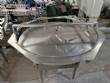 Mesa acumuladora giratria em ao inox Masipack 1200 mm