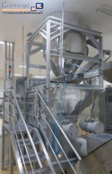 Tanque misturador em a�o inox Kroma 1100 litros