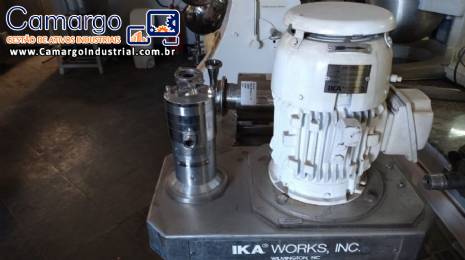 Moinho dispersor, emulsificador e homogeneizador IKA 500 kg / h
