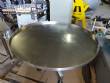 Mesa classificatria acumuladora giratria em ao inox 1100 mm