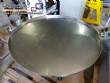 Mesa classificatria acumuladora giratria em ao inox 1100 mm