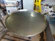 Mesa classificatria acumuladora giratria em ao inox 1100 mm