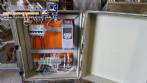 Silo de transferncia com rosca helicoidal transportadora inclinada em inox Maqinox