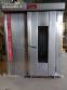 Forno rotativo em inox com carrinho duplo Supremax � g�s