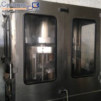 Linha completa para envase de p� e granulados em vidros