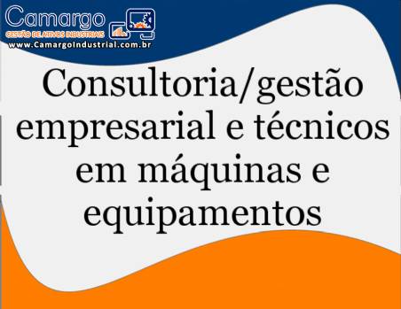 Consultoria e assist�ncia t�cnica no ramo de massas / fornos de biscoitos