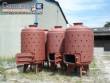 5 Tanques cilindricos verticais em a�o carbono 4000 L cada
