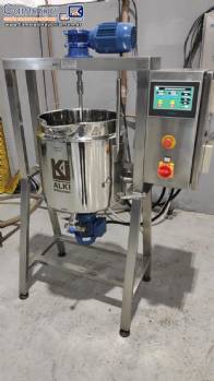 Reator misturador encamisado aquecimento e resfriamento em inox 30 litros Alki Mquinas