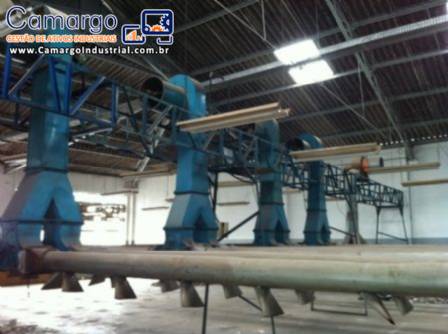 T�nel de aquecimento com calorificos