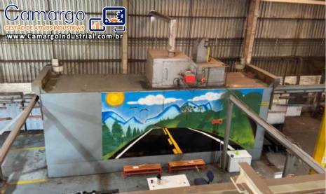 Linha de pintura liquida Tecnipar Madal Palfinger Linha de pintura liquida Tecnipar Madal Palfinger